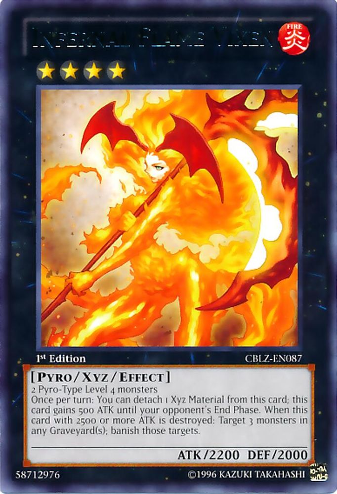 Infernal Flame Vixen (CBLZ-EN087) - Rare
