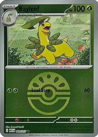 Bayleef (Friend Ball) 009  - Reverse Holofoil - Uncommon