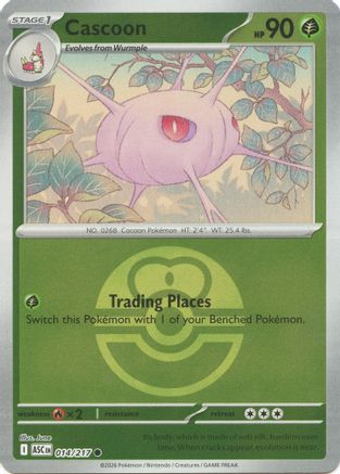 Cascoon (Love Ball) 014  - Reverse Holofoil - Common