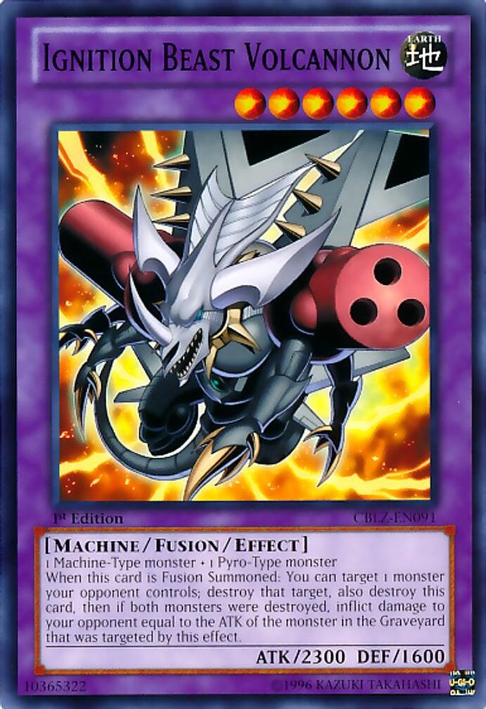 Ignition Beast Volcannon (CBLZ-EN091) - Common