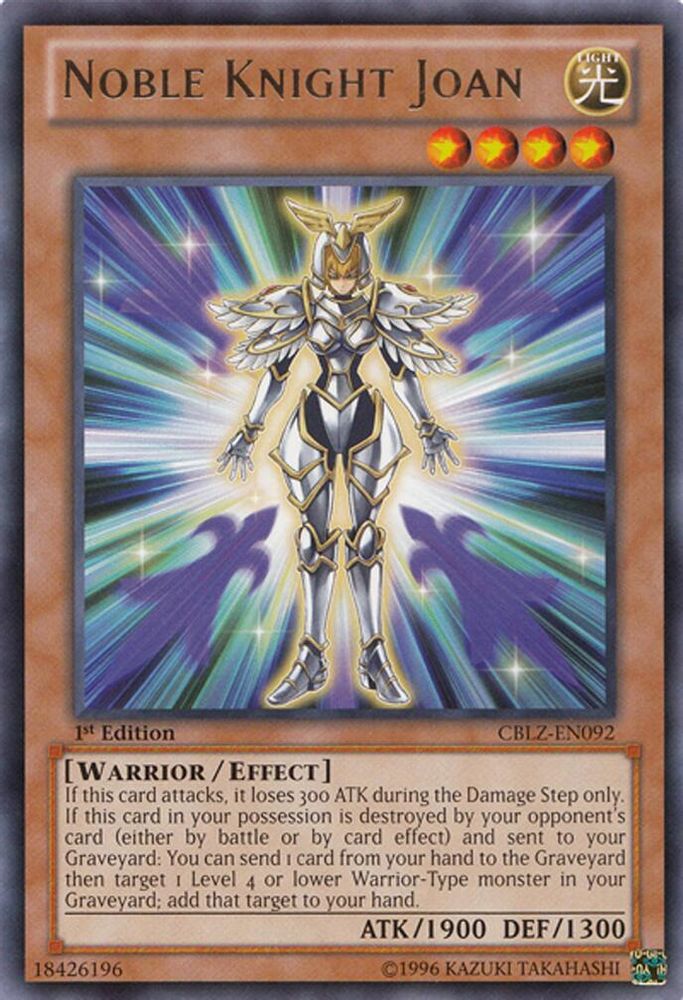 Noble Knight Joan (CBLZ-EN092) - Rare