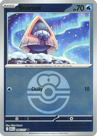 Snorunt (Love Ball) 046/217  - Reverse Holofoil - Common