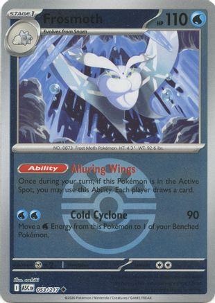 Frosmoth (Friend Ball) 053  - Reverse Holofoil - Uncommon