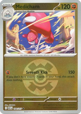 Medicham (Quick Ball) 104/217  - Reverse Holofoil - Common
