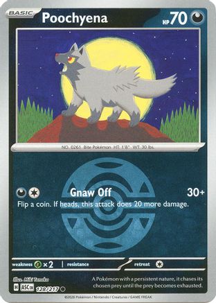 Poochyena (Dusk Ball) 128  - Reverse Holofoil - Common