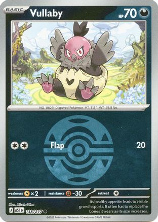 Vullaby (Dusk Ball) 138  - Reverse Holofoil - Common