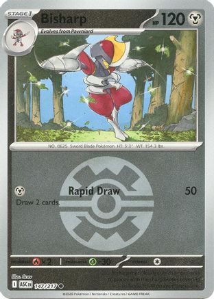 Bisharp (Quick Ball) 147  - Reverse Holofoil - Common