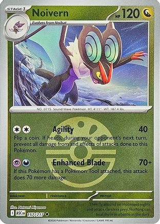 Noivern (Friend Ball) 157  - Reverse Holofoil - Uncommon