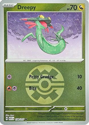 Dreepy (Quick Ball) 158/217  - Reverse Holofoil - Common