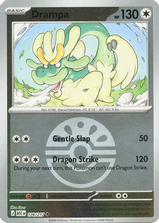 Drampa (Friend Ball) 176  - Reverse Holofoil - Uncommon