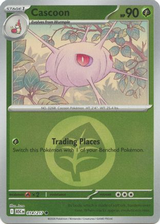 Cascoon (Energy Symbol Pattern) 014  - Reverse Holofoil - Common