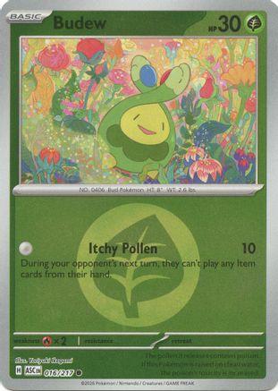 Budew (Energy Symbol Pattern) 016/217  - Reverse Holofoil - Common