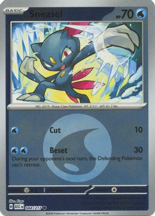 Sneasel (Energy Symbol Pattern) 044  - Reverse Holofoil - Common