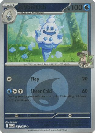 N's Vanillish (Energy Symbol Pattern) 050  - Reverse Holofoil - Common