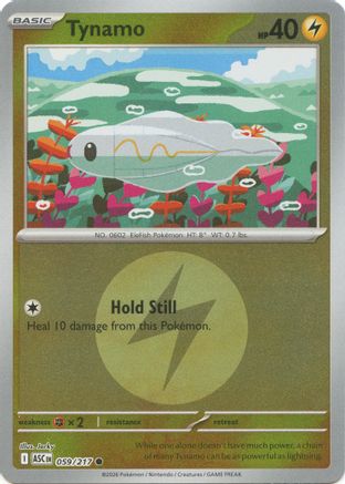 Tynamo (Energy Symbol Pattern) 059  - Reverse Holofoil - Common