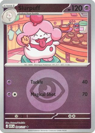 Slurpuff (Energy Symbol Pattern) 094/217  - Reverse Holofoil - Uncommon