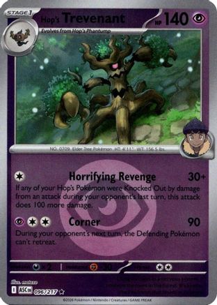 Hop's Trevenant (Energy Symbol Pattern) 096/217  - Reverse Holofoil - Rare