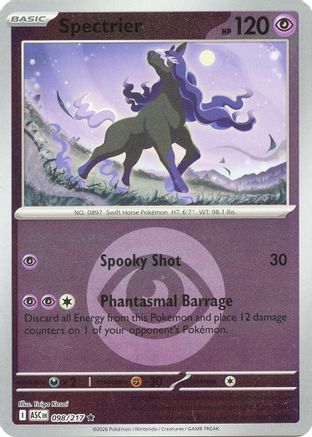 Spectrier (Energy Symbol Pattern) 098  - Reverse Holofoil - Rare