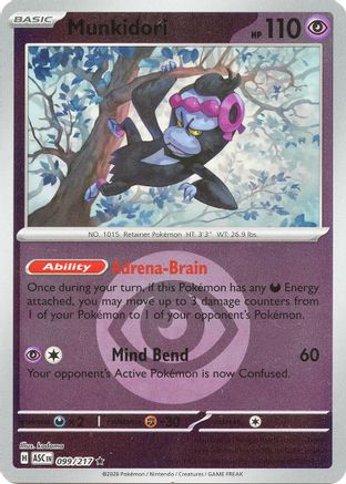 Munkidori (Energy Symbol Pattern) 099  - Reverse Holofoil - Rare