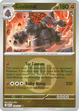 Coalossal (Energy Symbol Pattern) 120  - Reverse Holofoil - Rare