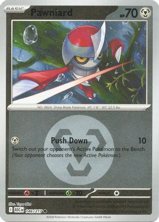 Pawniard (Energy Symbol Pattern) 146  - Reverse Holofoil - Common