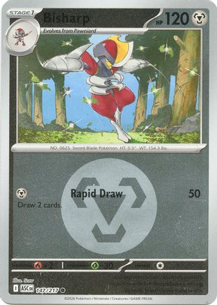 Bisharp (Energy Symbol Pattern) 147  - Reverse Holofoil - Common