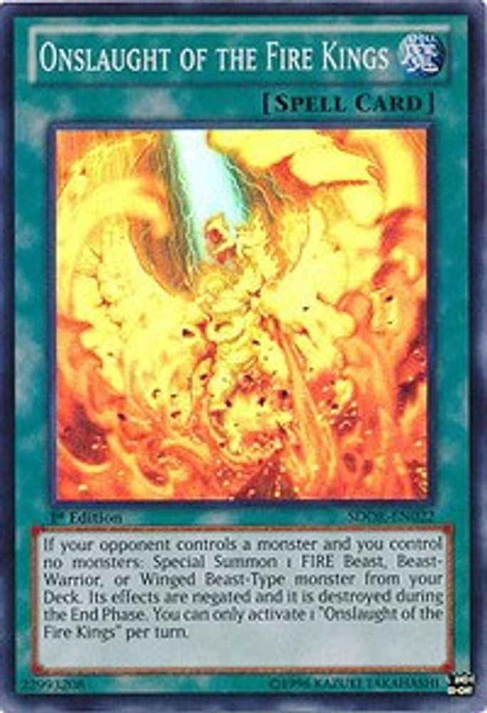 Onslaught of the Fire Kings (SDOK-EN022) - Super Rare
