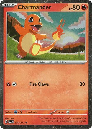 Charmander (Cosmos Holo) 020/217  - Holofoil - Common