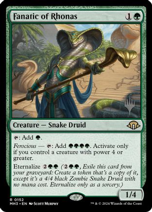 Fanatic of Rhonas (PPECL-152) - Promo Pack: Lorwyn Eclipsed