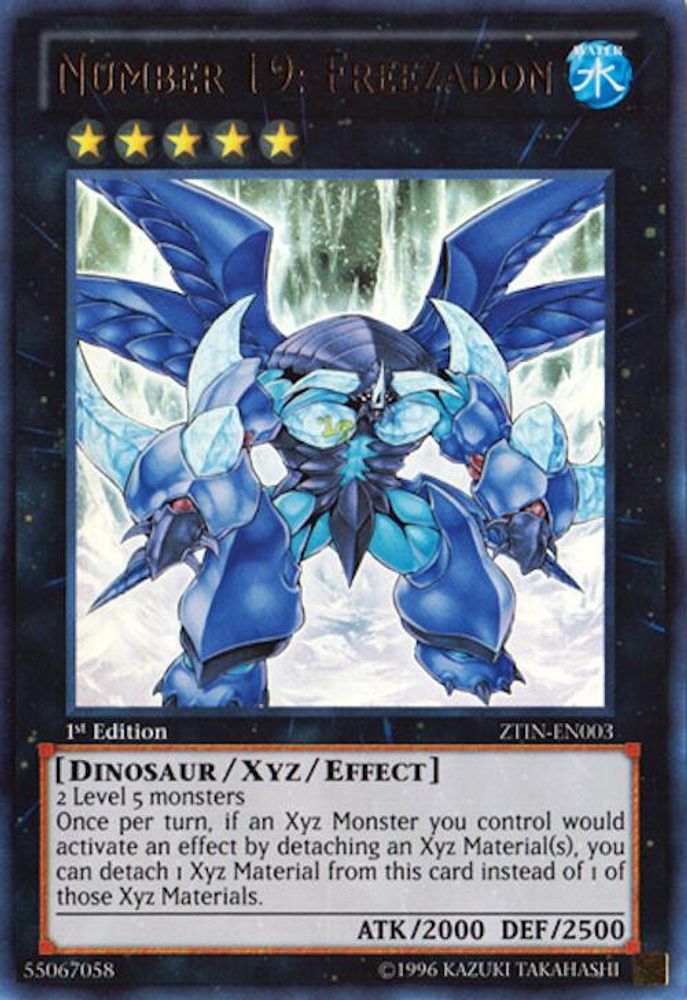 Number 19: Freezadon (ZTIN-EN003) - Ultra Rare