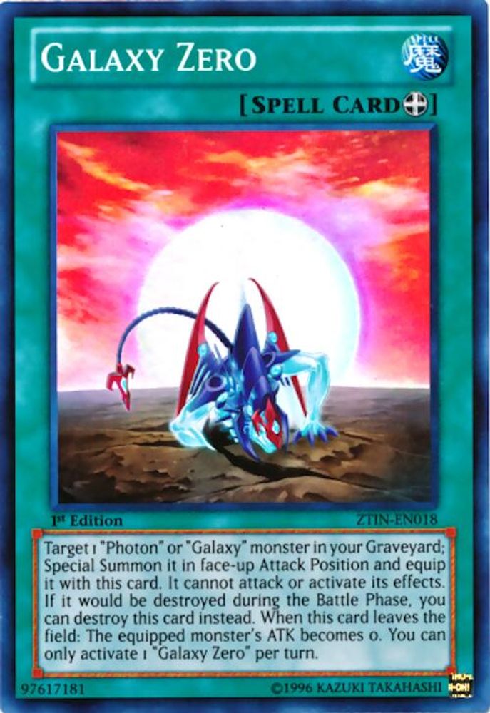 Galaxy Zero (ZTIN-EN018) - Super Rare