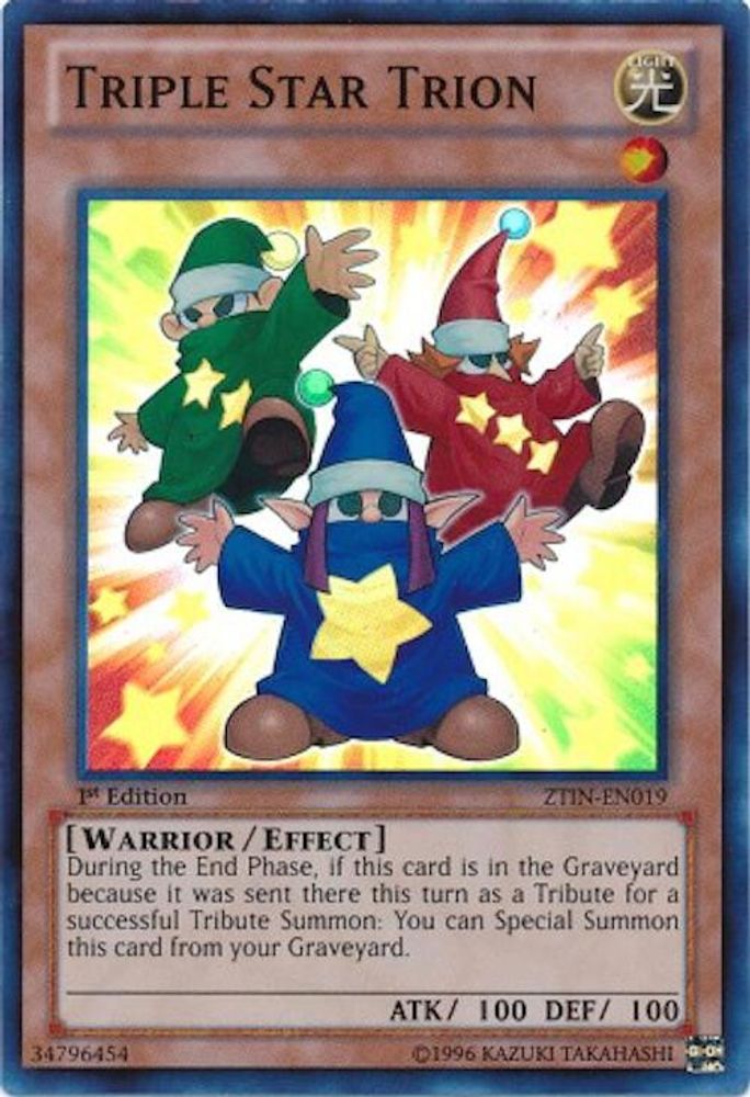 Triple Star Trion (ZTIN-EN019) - Super Rare