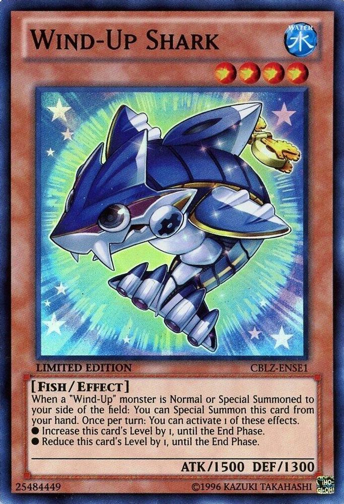 Wind-Up Shark (CBLZ-ENSE1) - Super Rare