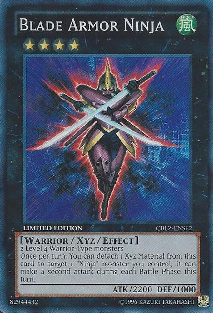 Blade Armor Ninja (CBLZ-ENSE2) - Super Rare