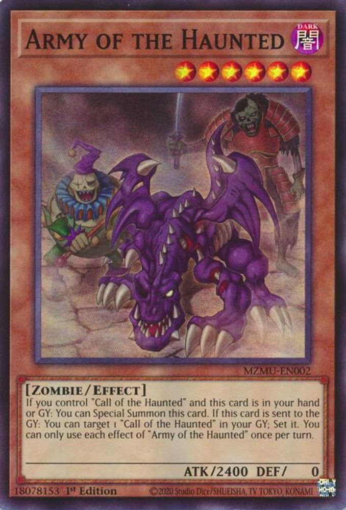 Army of the Haunted (MZMU-EN002) - Super Rare