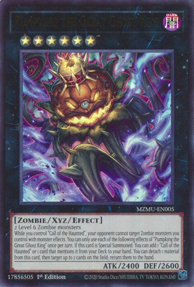 Pumpking the Great Ghost King (MZMU-EN005) - Ultra Rare