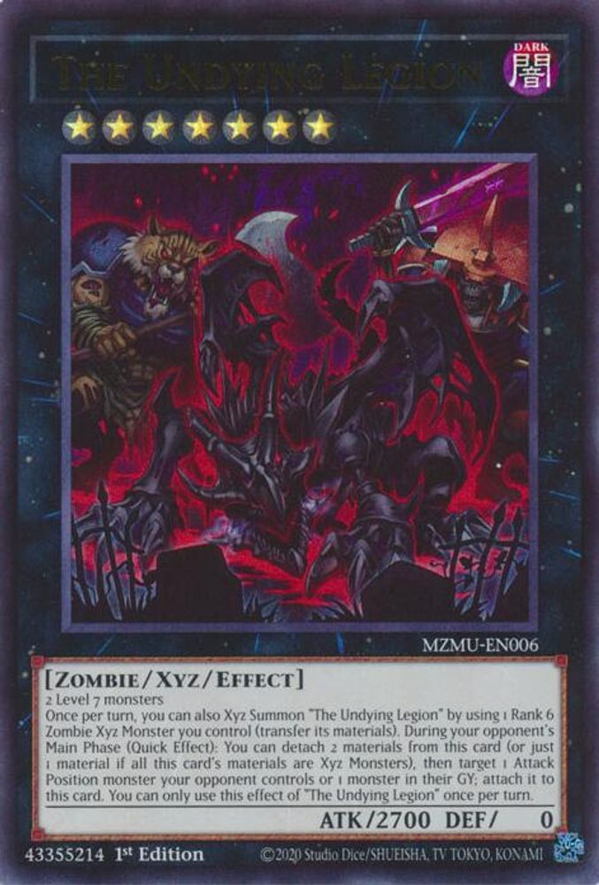 The Undying Legion (MZMU-EN006) - Ultra Rare