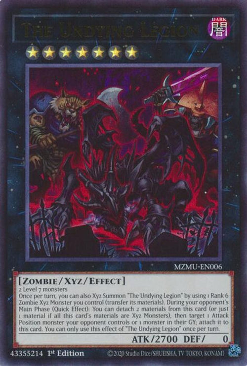 The Undying Legion (MZMU-EN006) - Ultra Rare