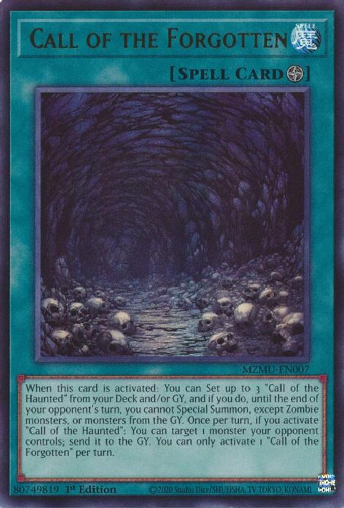 Call of the Forgotten (MZMU-EN007) - Ultra Rare