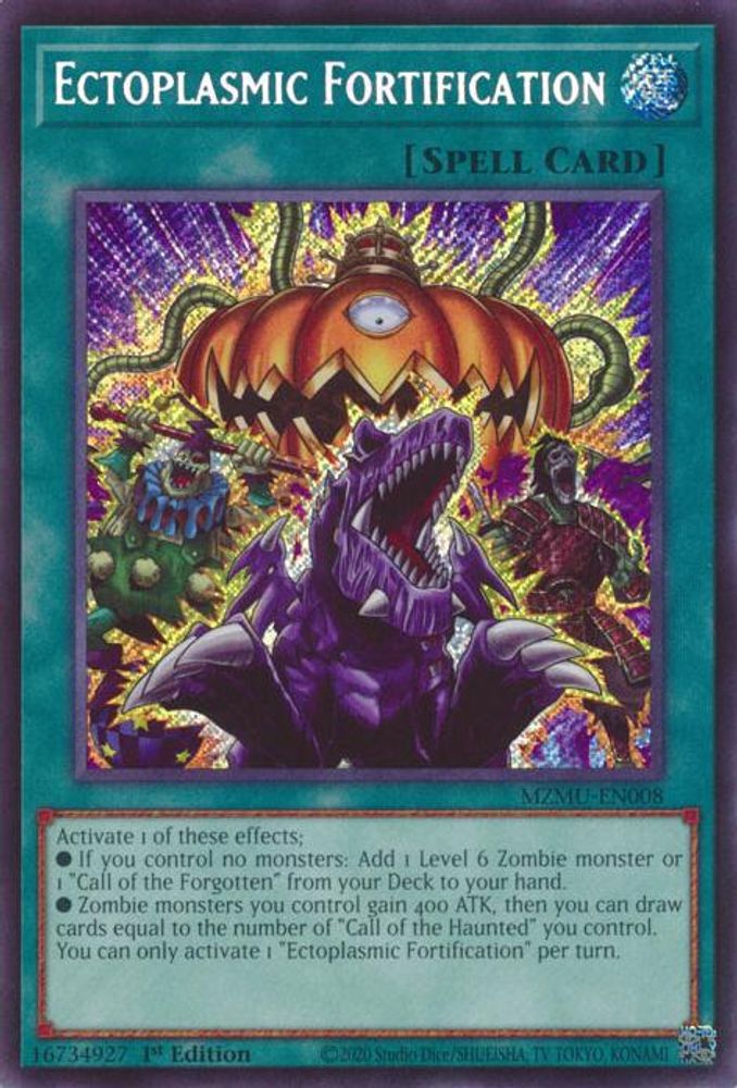 Ectoplasmic Fortification (MZMU-EN008) - Secret Rare