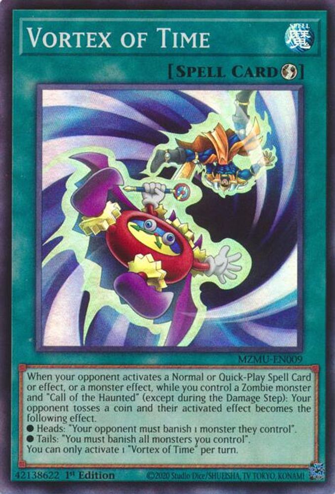 Vortex of Time (MZMU-EN009) - Super Rare