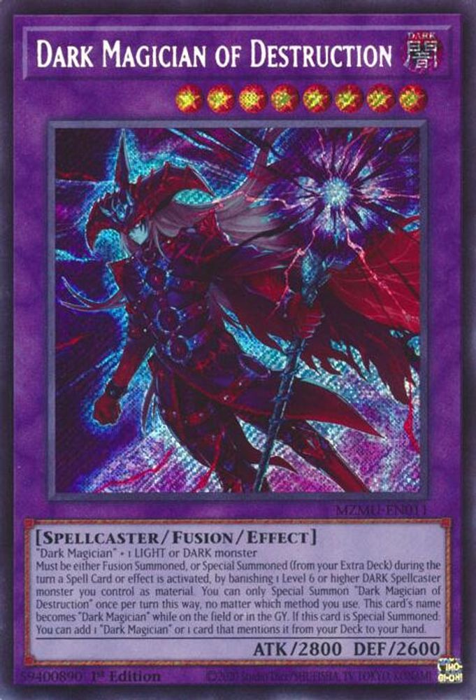 Dark Magician of Destruction (MZMU-EN011) - Secret Rare