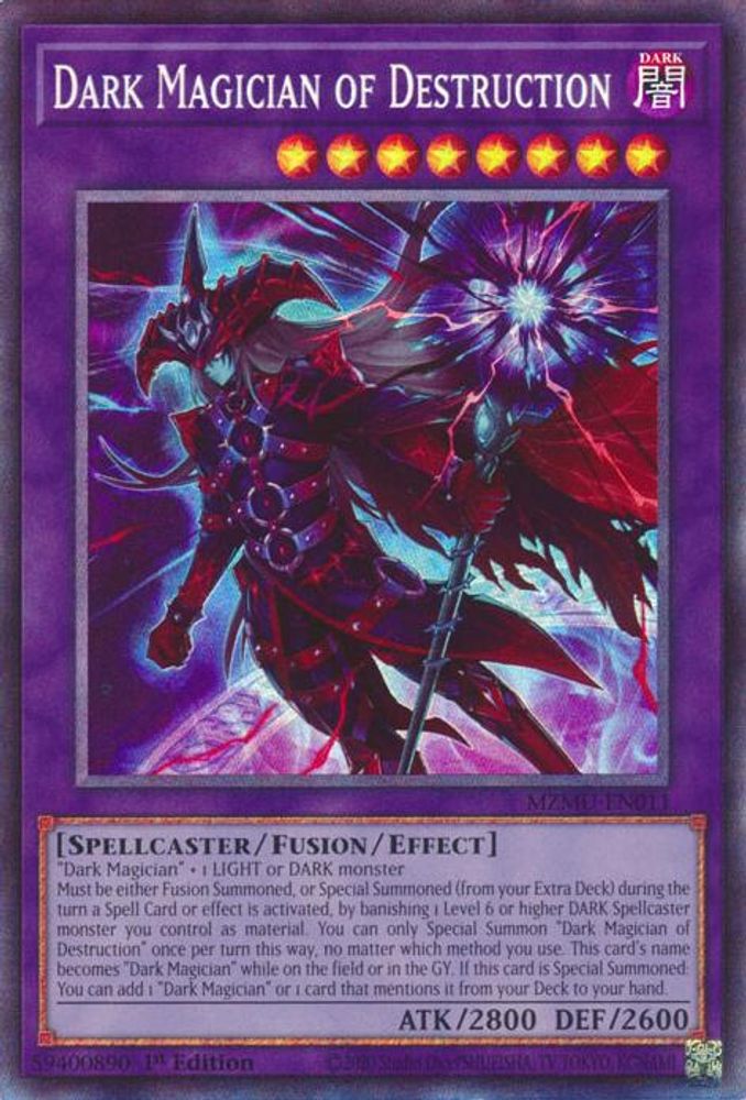 Dark Magician of Destruction (Collector's Rare) (MZMU-EN011) - Collector's Rare