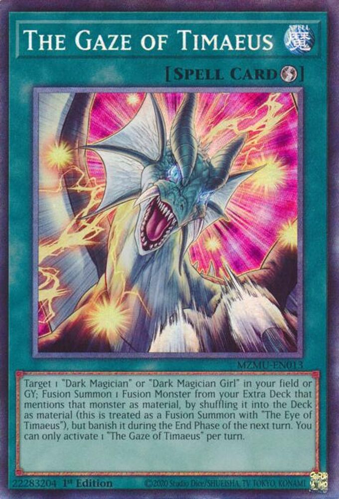 The Gaze of Timaeus (Collector's Rare) (MZMU-EN013) - Collector's Rare