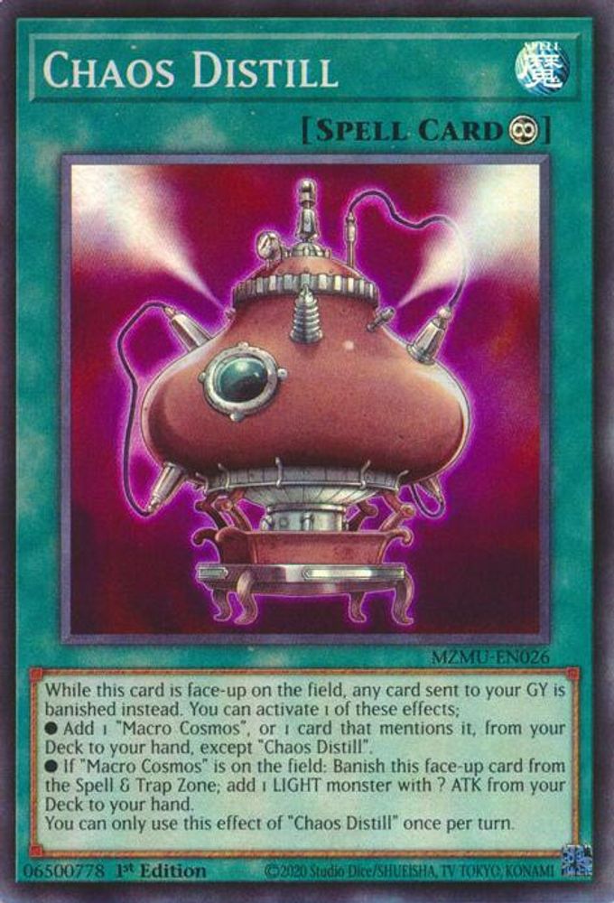 Chaos Distill (MZMU-EN026) - Super Rare