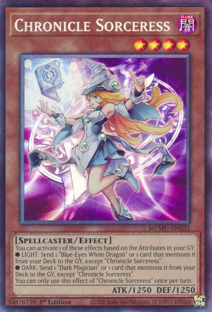 Chronicle Sorceress (Collector's Rare) (MZMU-EN032) - Collector's Rare