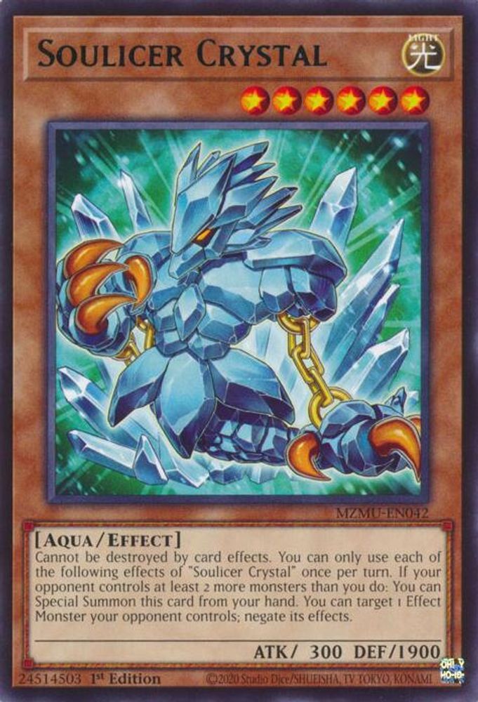 Soulicer Crystal (MZMU-EN042) - Rare