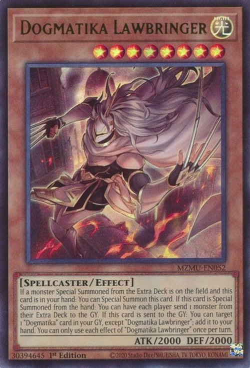 Dogmatika Lawbringer (MZMU-EN052) - Ultra Rare