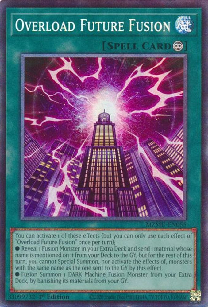 Overload Future Fusion (Collector's Rare) (MZMU-EN055) - Collector's Rare