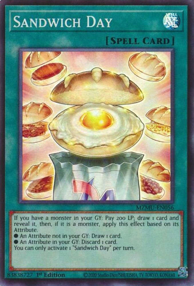 Sandwich Day (MZMU-EN056) - Super Rare
